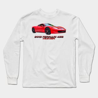 2013 Ferrari 458 Italia Coupe Long Sleeve T-Shirt